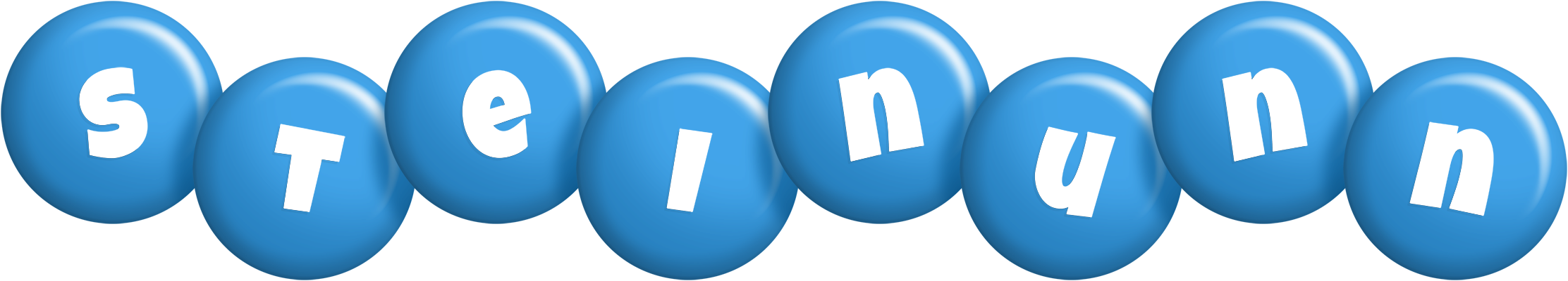 Steinunn candy-blue logo