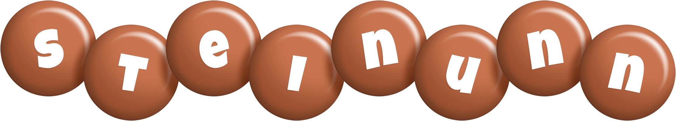 Steinunn candy-brown logo