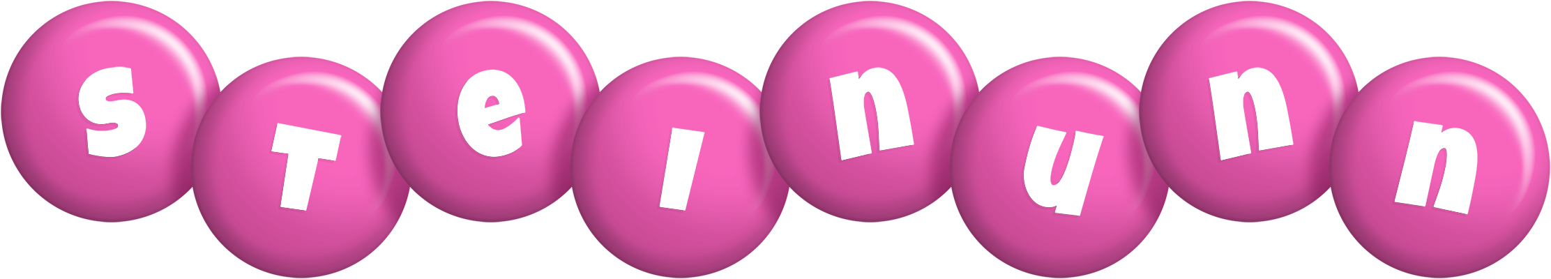 Steinunn candy-pink logo