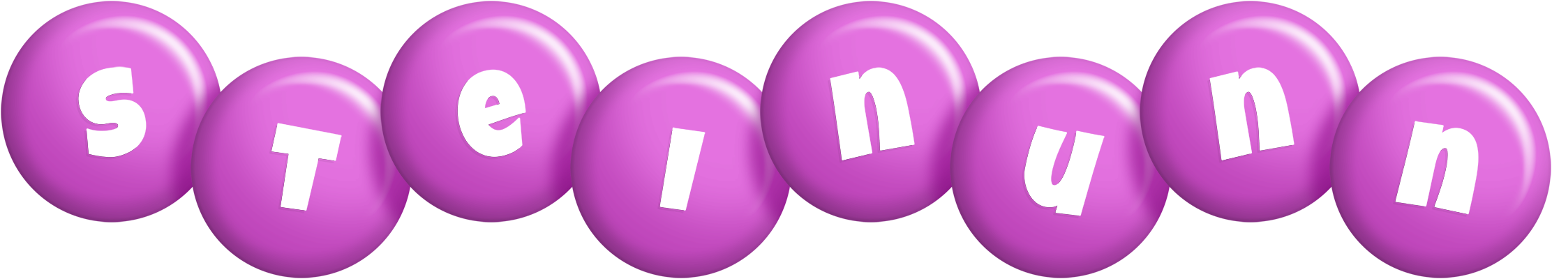Steinunn candy-purple logo