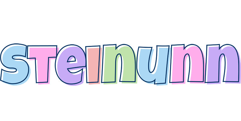 Steinunn pastel logo