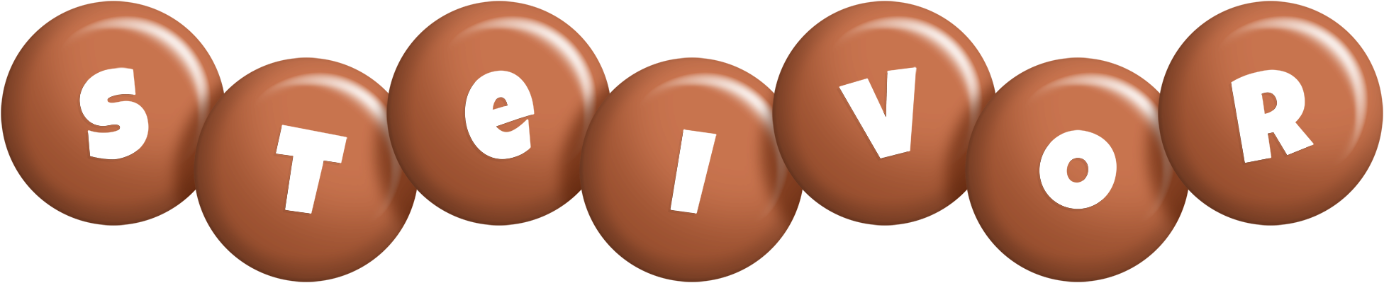 Steivor candy-brown logo