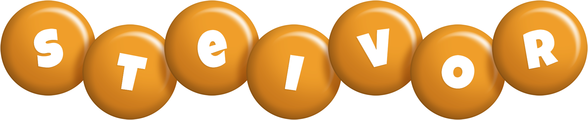 Steivor candy-orange logo