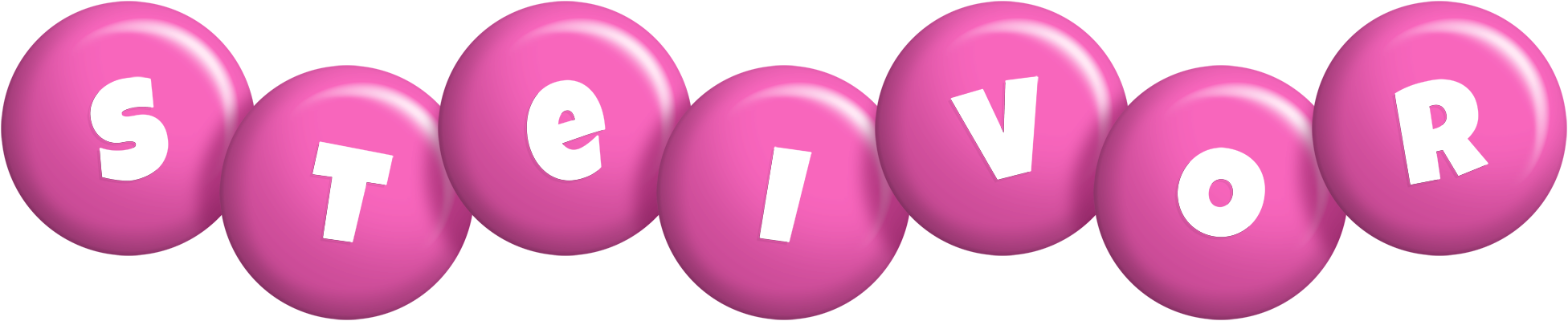 Steivor candy-pink logo