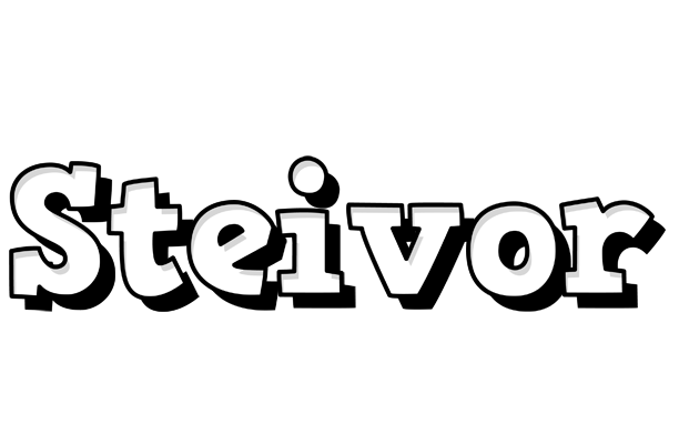 Steivor snowing logo