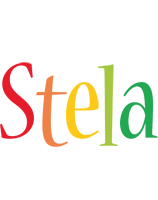 Stela birthday logo