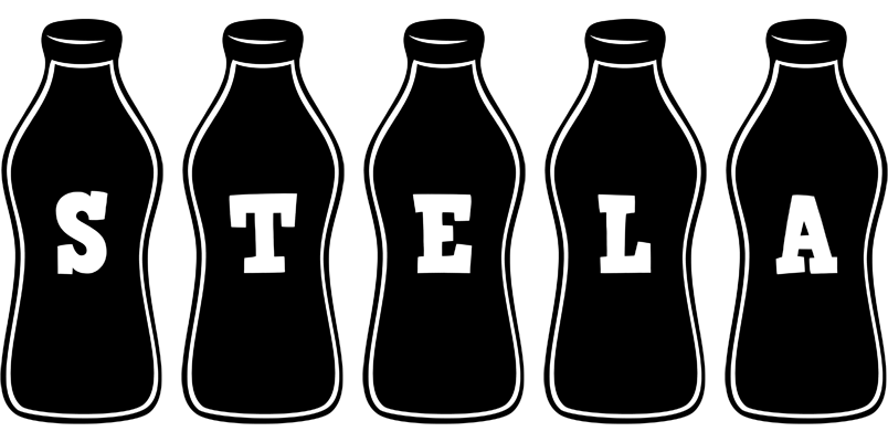 Stela bottle logo