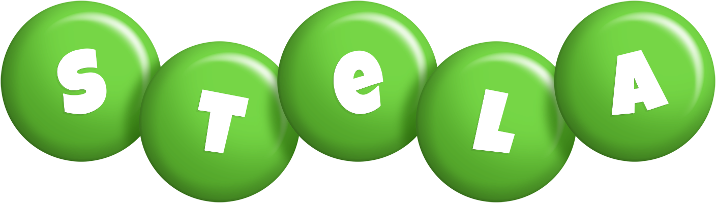 Stela candy-green logo