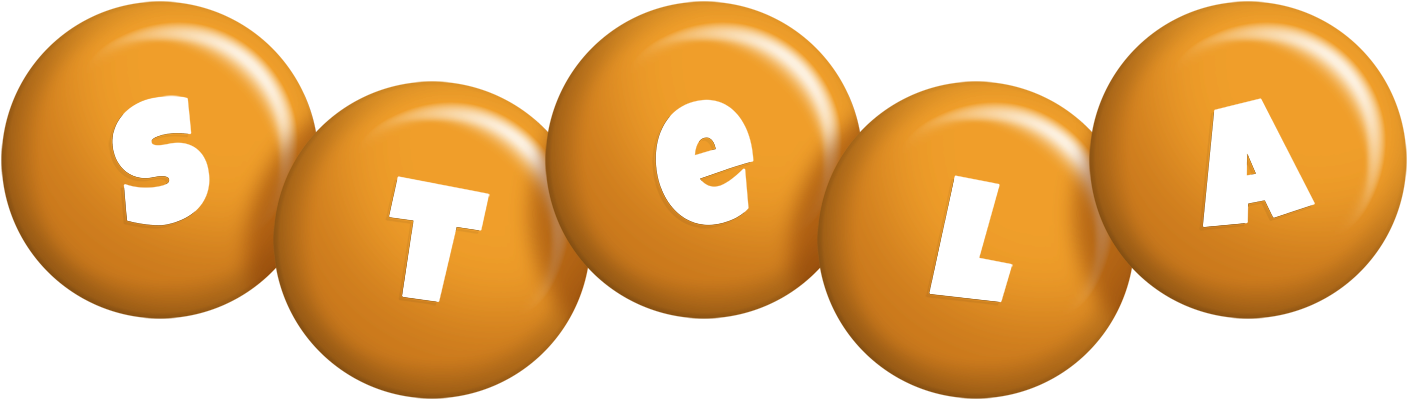 Stela candy-orange logo