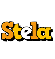 Stela cartoon logo