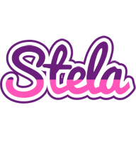 Stela cheerful logo