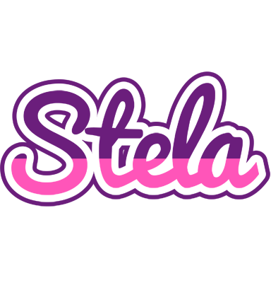 Stela cheerful logo