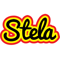 Stela flaming logo