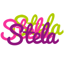 Stela flowers logo