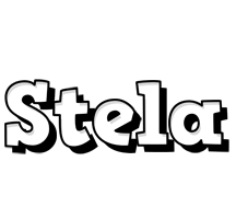 Stela snowing logo