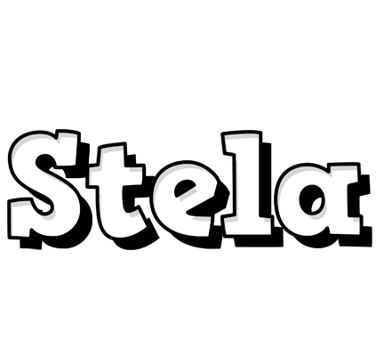 Stela snowing logo