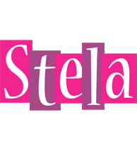 Stela whine logo