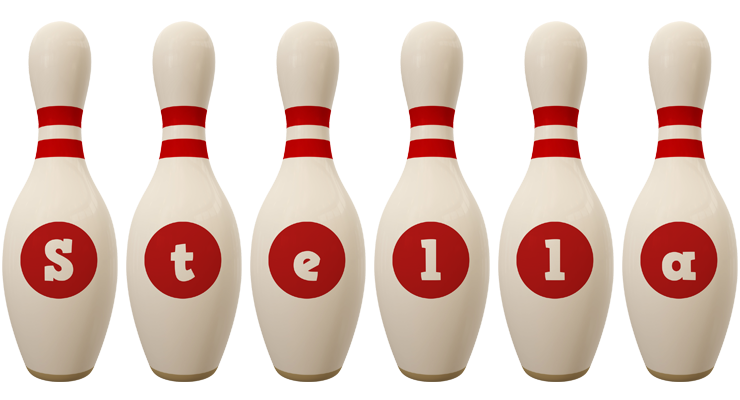 Stella bowling-pin logo