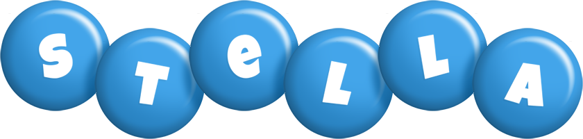 Stella candy-blue logo