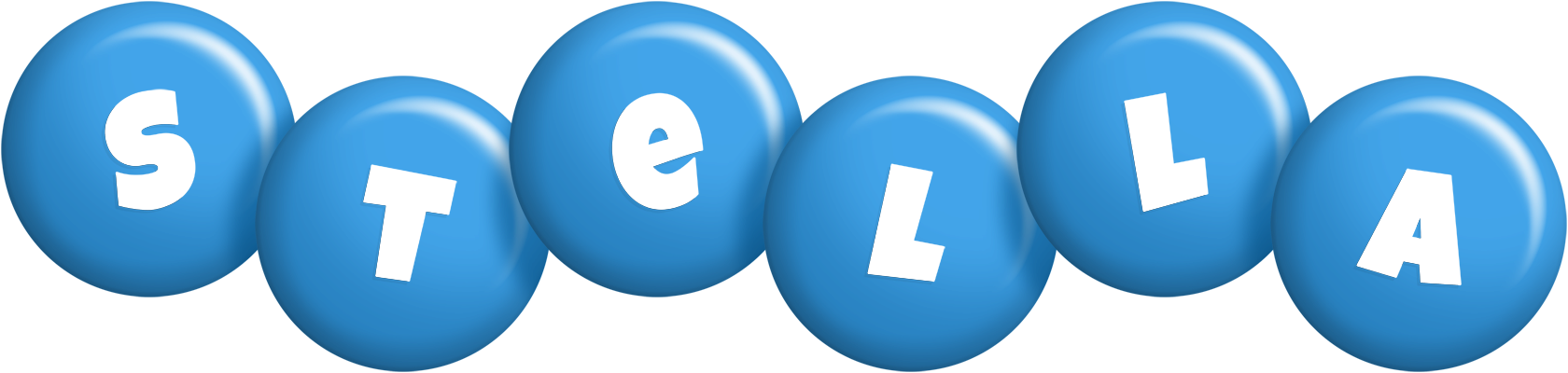 Stella candy-blue logo