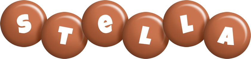 Stella candy-brown logo