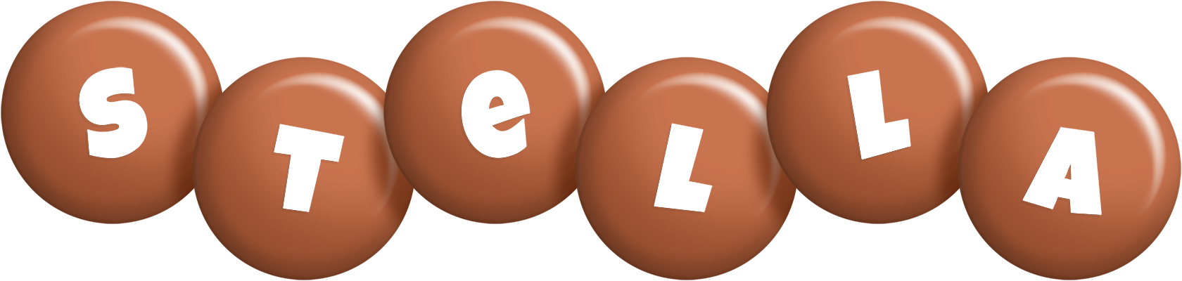 Stella candy-brown logo