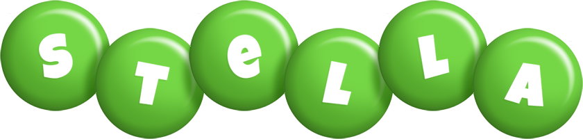 Stella candy-green logo