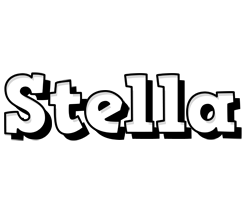Stella snowing logo