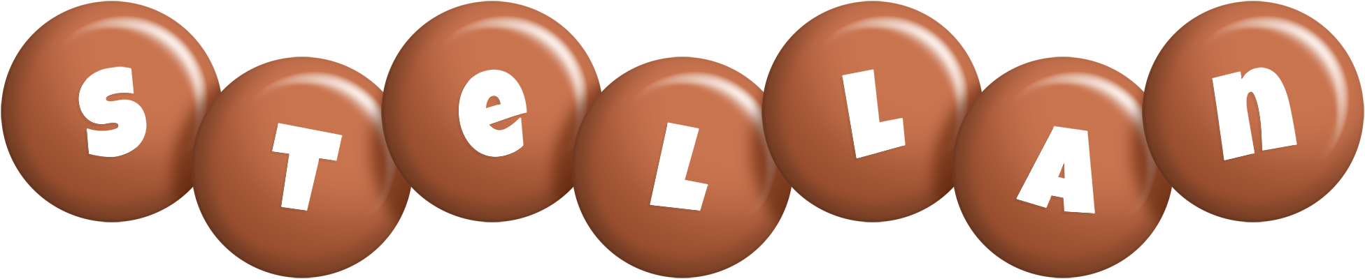 Stellan candy-brown logo