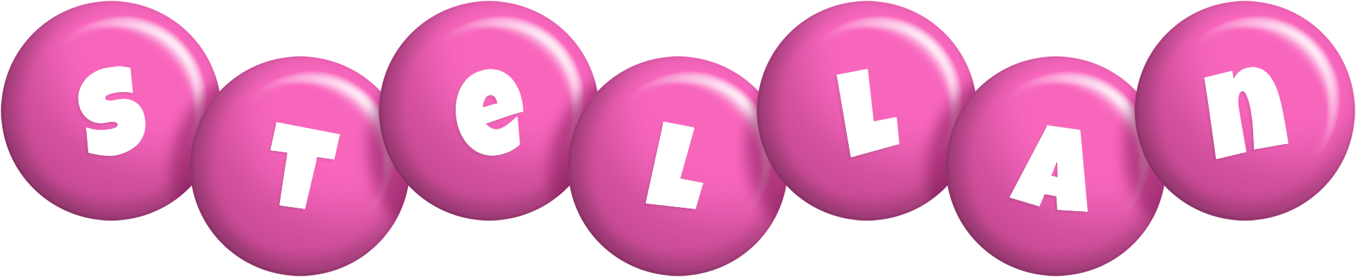 Stellan candy-pink logo