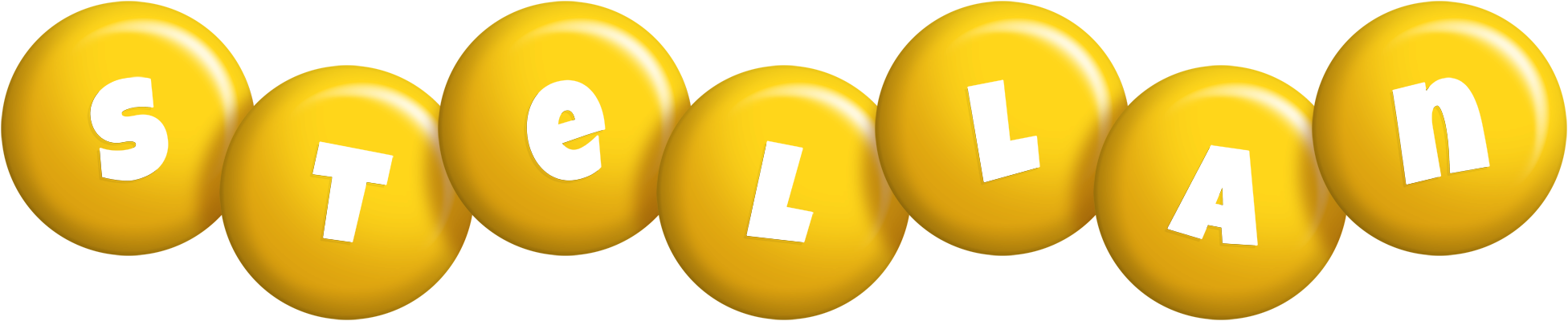 Stellan candy-yellow logo