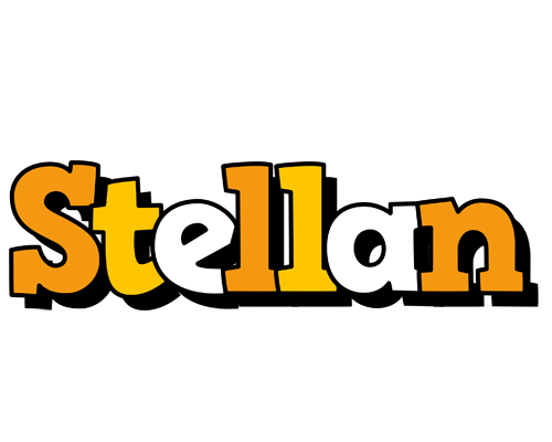Stellan cartoon logo