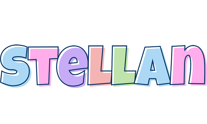 Stellan pastel logo