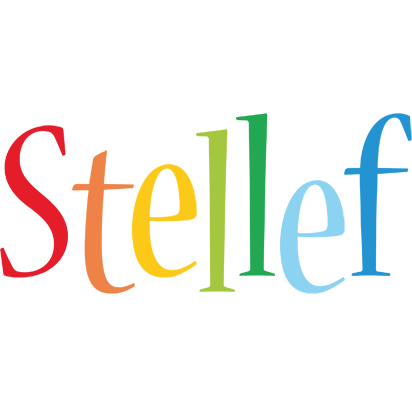 Stellef birthday logo