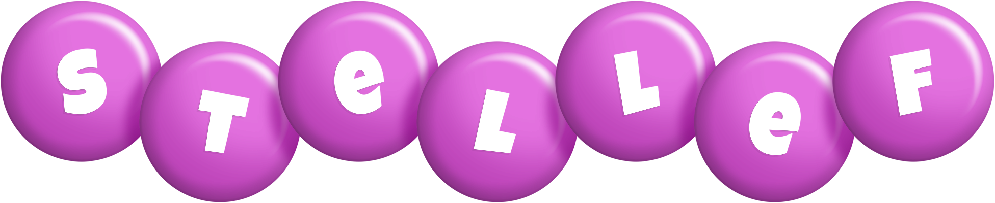 Stellef candy-purple logo