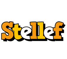 Stellef cartoon logo