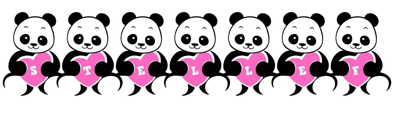 Stellef love-panda logo