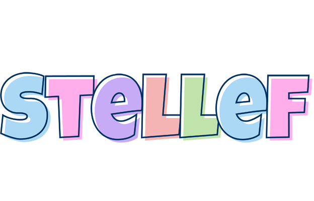 Stellef pastel logo