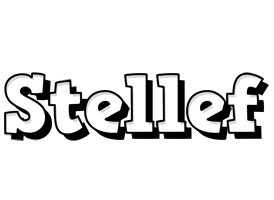 Stellef snowing logo