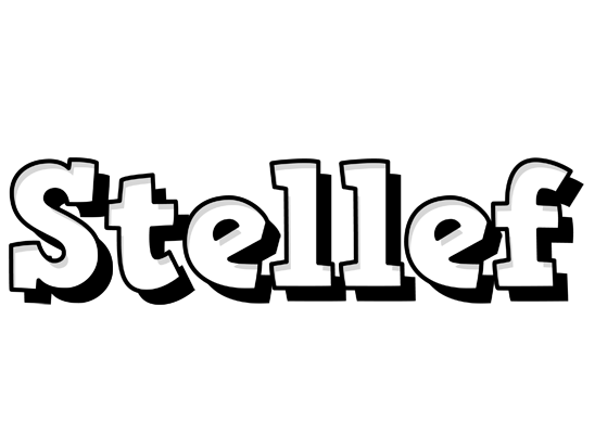 Stellef snowing logo
