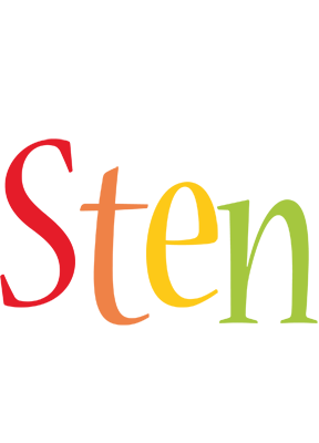 Sten birthday logo