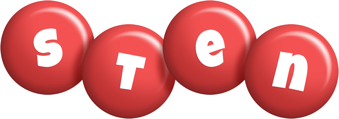 Sten candy-red logo