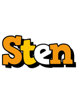 Sten cartoon logo