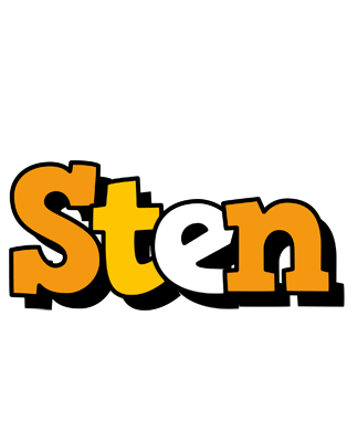 Sten cartoon logo