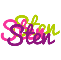 Sten flowers logo