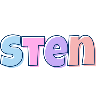 Sten pastel logo