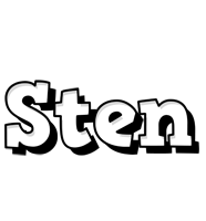 Sten snowing logo