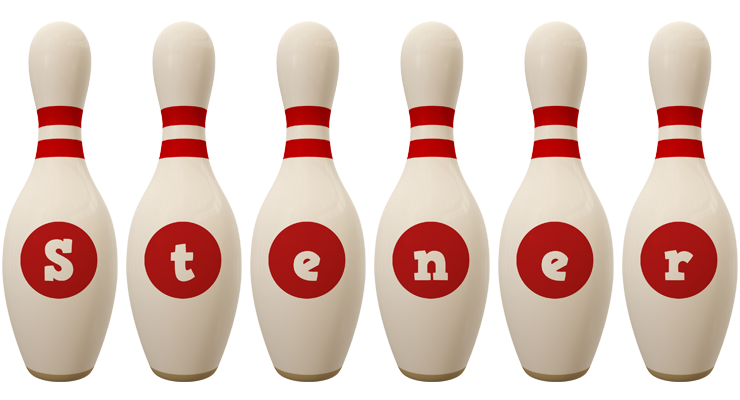 Stener bowling-pin logo
