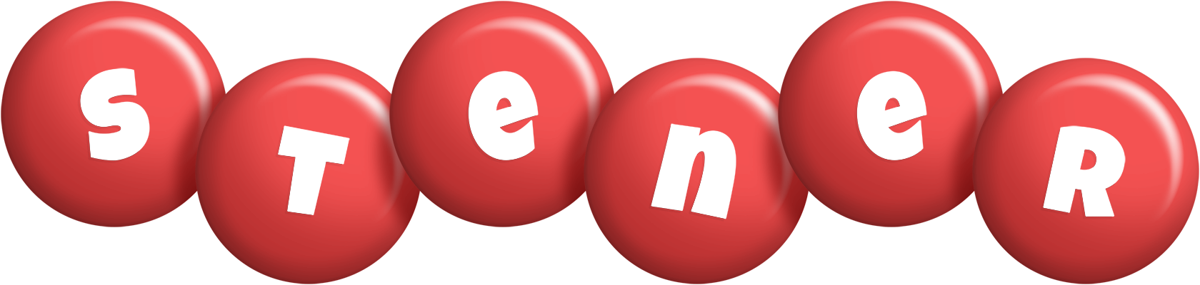 Stener candy-red logo