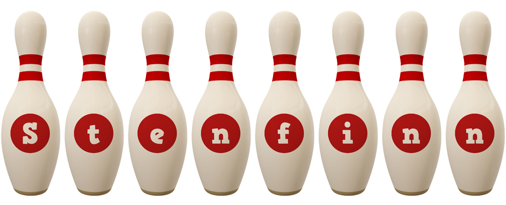 Stenfinn bowling-pin logo